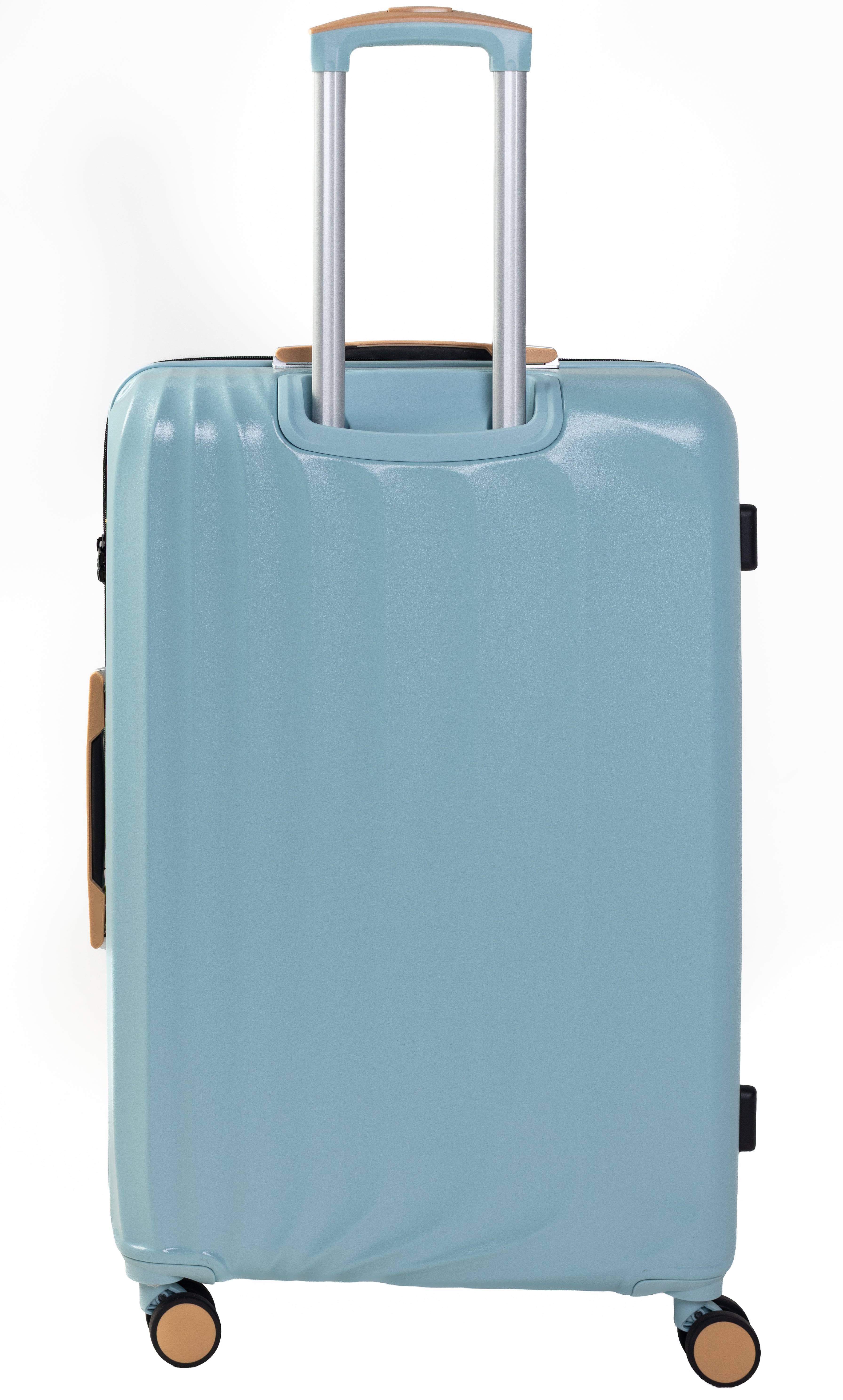 Goldenbritish Sky Blue Luxury 3-Piece Hard Shell Suitcase Set