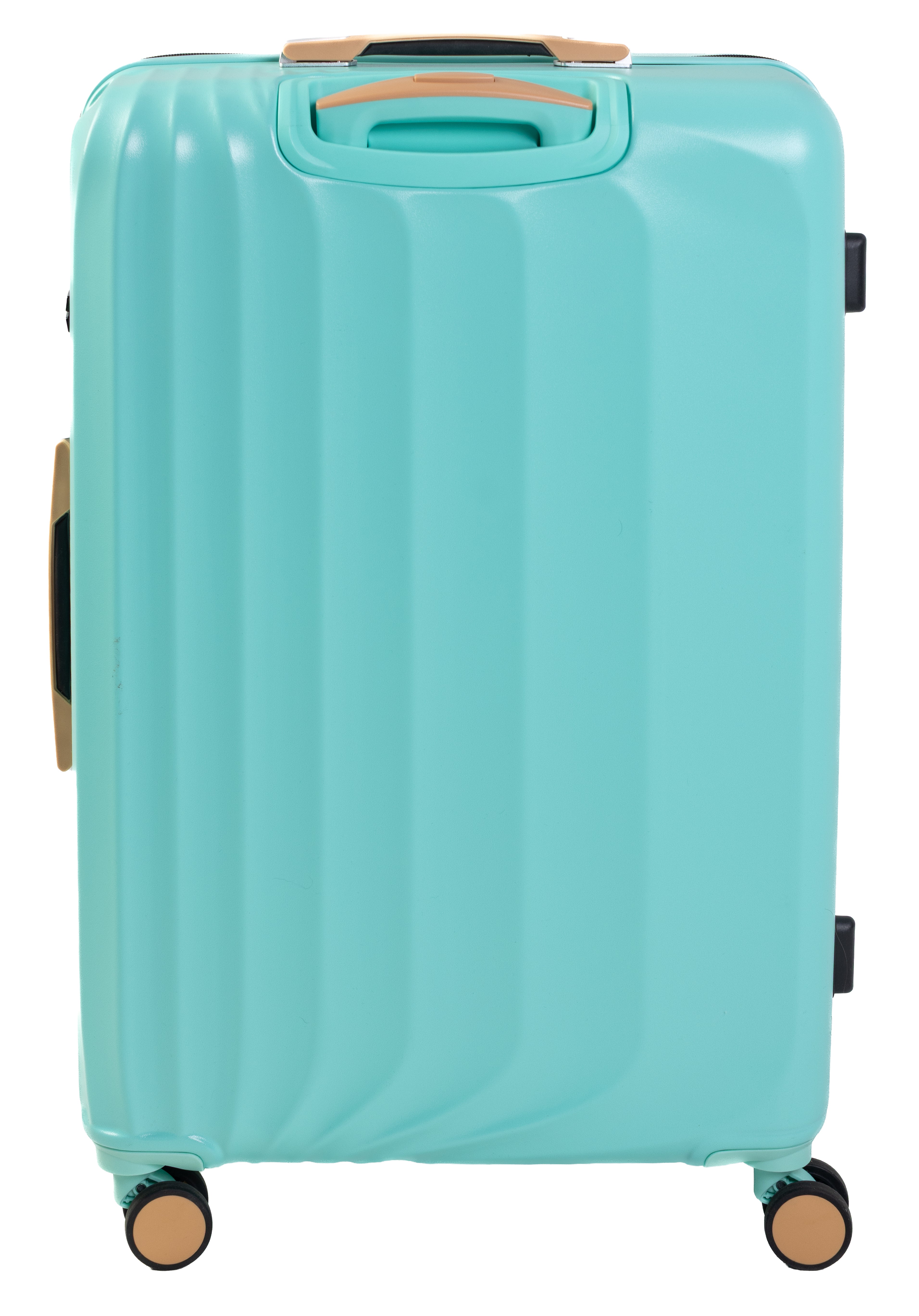 Goldenbritish Turquoise Luxury 3-Piece Hard Shell Suitcase Set